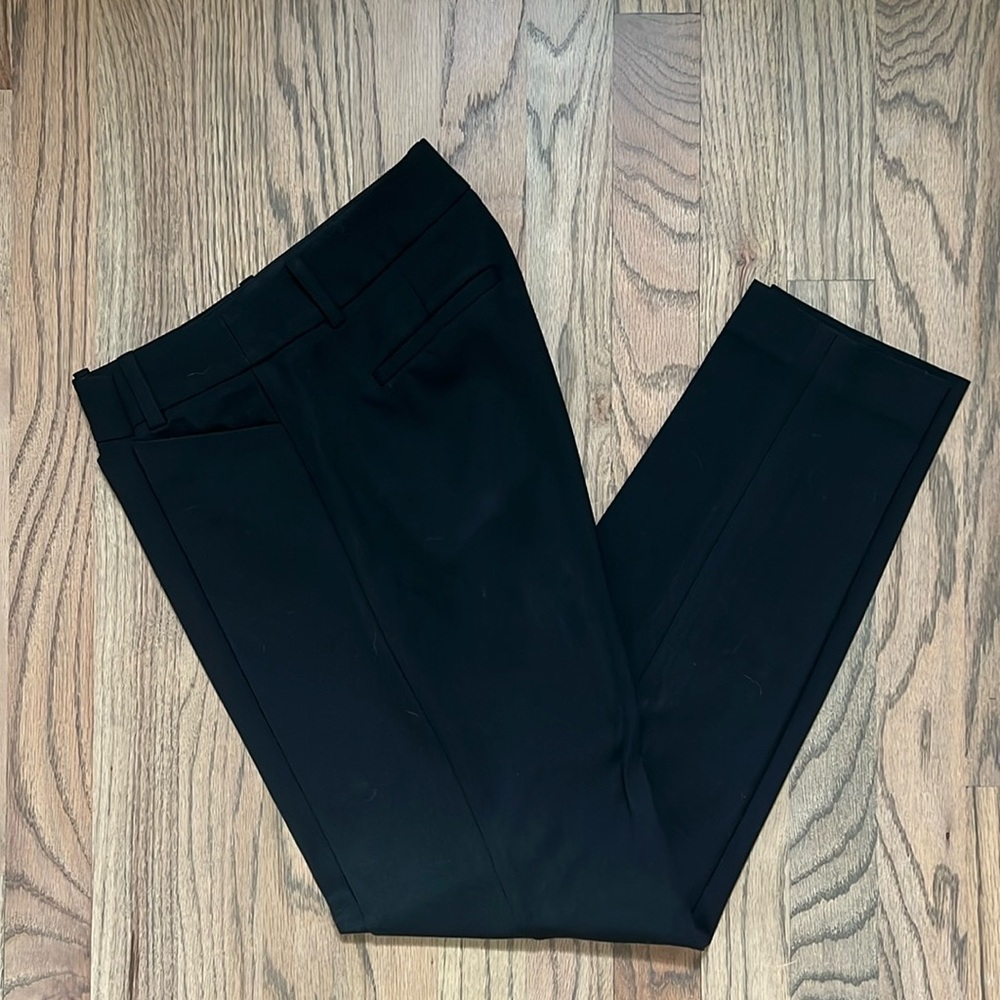 J.Crew Black Slim Fit Wool Blend Pants